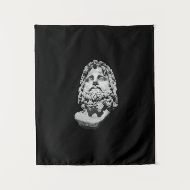Greco Roman Bust Tapestry (Front)