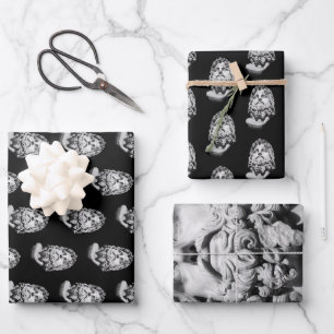 Greco Roman Bust Wrapping Paper Sheet