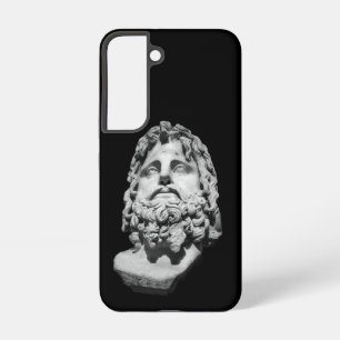 Greco Roman Marble Bust Classical Black and White Samsung Galaxy Case