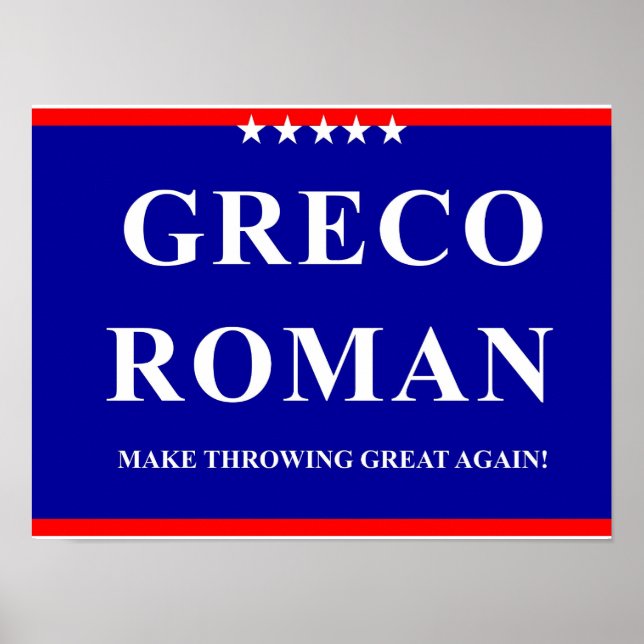 Greco Roman Poster (Front)