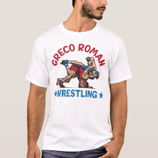 Greco Roman Wrestling T-Shirt (Front)