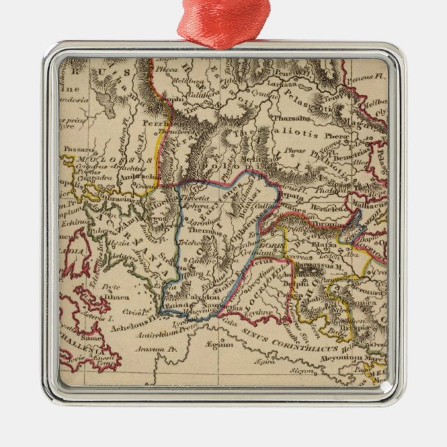 Greece 12 metal ornament (Front)