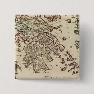 Greece 15 cm square badge