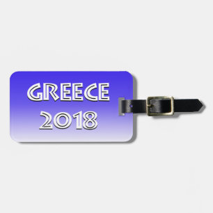 Greece 2018 Luggage Tag