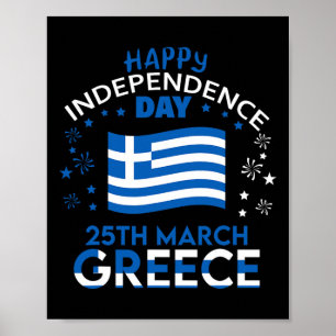 Greece 203rd Independence Day Greek Pride Greece F Poster
