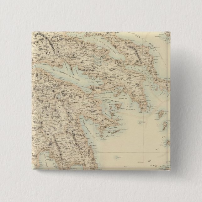Greece 3 15 cm square badge (Front)