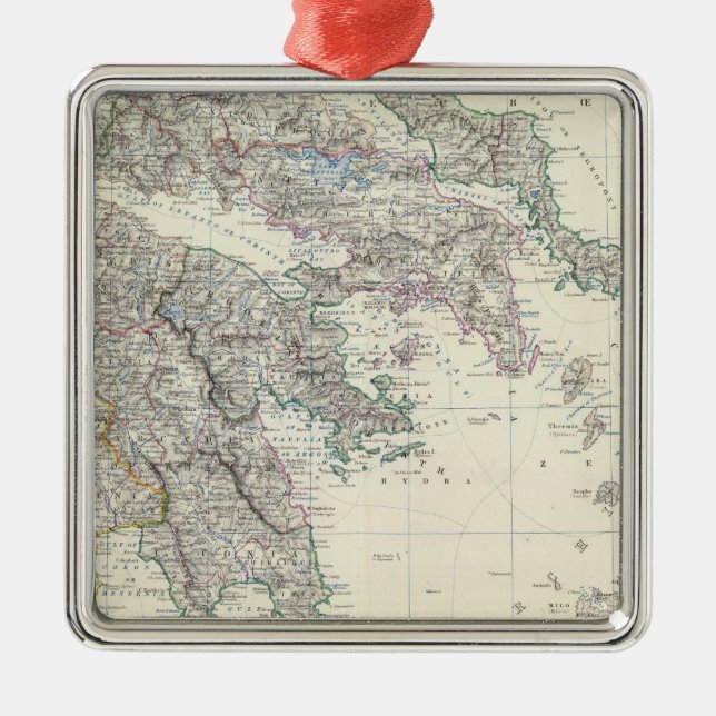 Greece 3 metal ornament (Front)