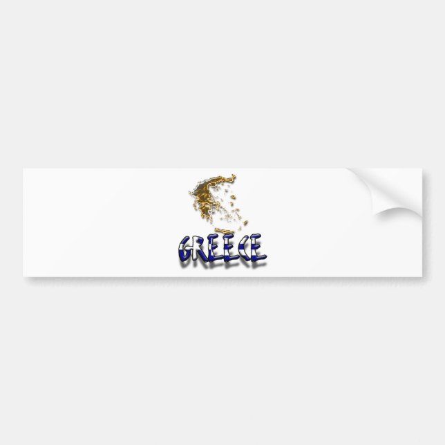 GREECE 4 BUMPER STICKER (Front)