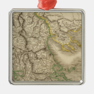 Greece 5 metal ornament