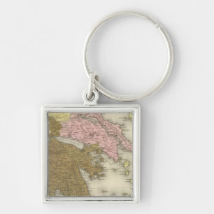 Greece 7 key ring