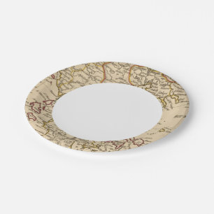 Greece 9 paper plate