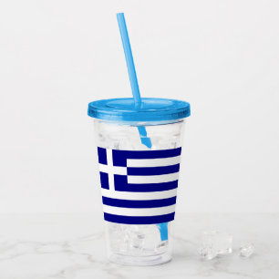 Greece Acrylic Tumbler