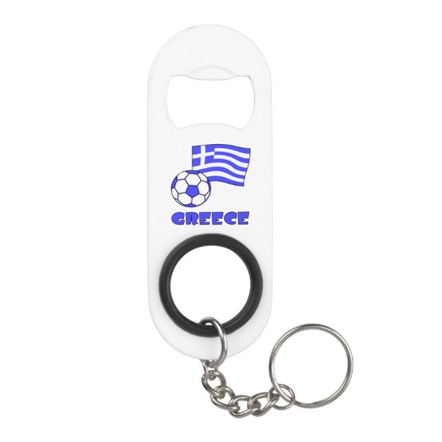 Greece and Greek Flag Soccer Ball (Back)