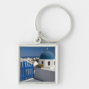 Greece and Greek Island of Santorini from the Key Ring