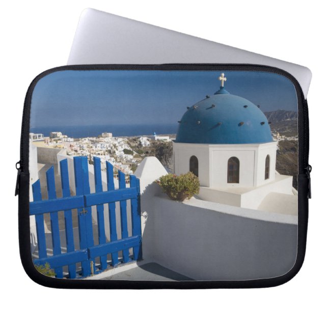 Greece and Greek Island of Santorini from the Laptop Sleeve (Front)