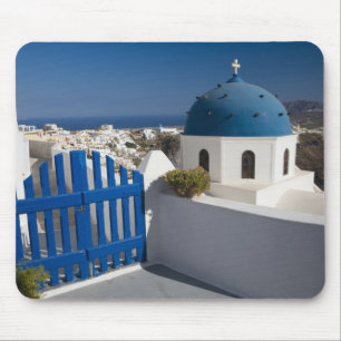Greece and Greek Island of Santorini from the Mouse Pad