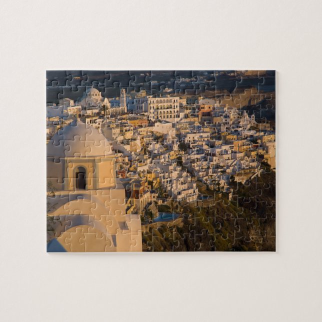 Greece and Greek Island of Santorini town of Jigsaw Puzzle (Horizontal)