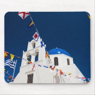Greece and Greek Island of Santorini town of Oia 4 Mouse Pad