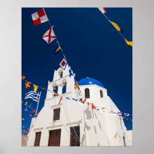 Greece and Greek Island of Santorini town of Oia 4 Poster