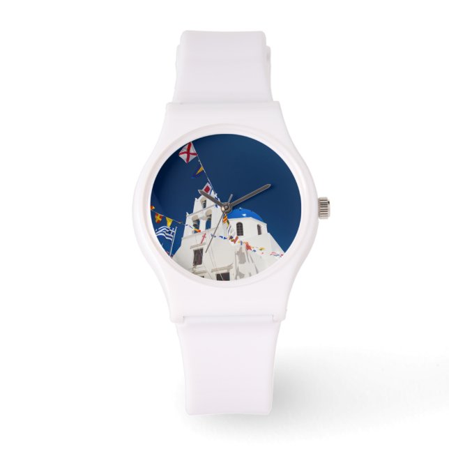 Greece and Greek Island of Santorini town of Oia 4 Watch (Front)