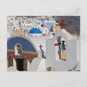 Greece and Greek Island of Santorini town of Oia 5 Postcard