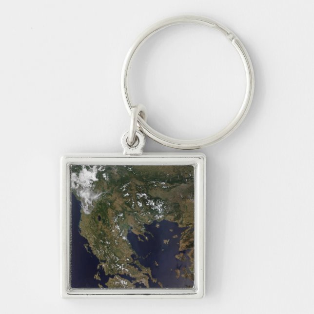 Greece and its surrounding countries key ring (Front)