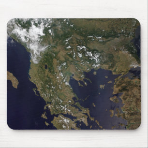 Greece and its surrounding countries mouse pad