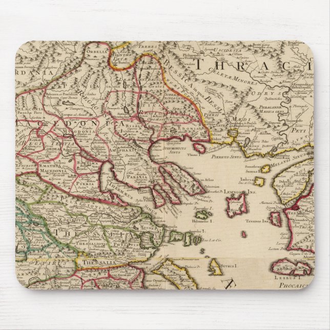 Greece and Macedonia Mouse Pad (Front)