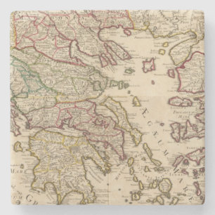 Greece and Macedonia Stone Coaster