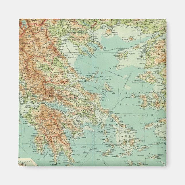 Greece and the Aegean Magnet (Front)