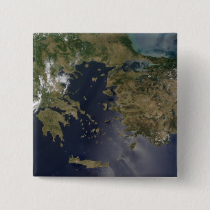 Greece and Turkey 15 Cm Square Badge