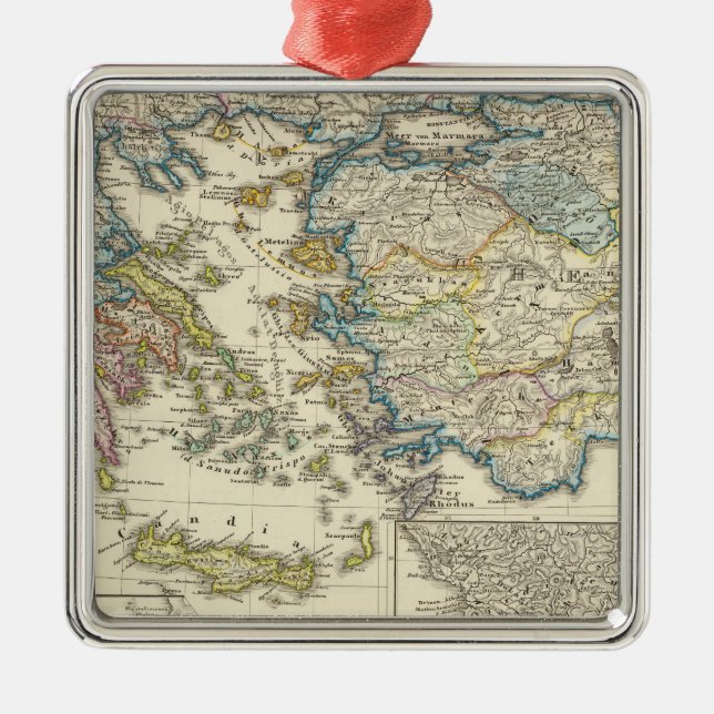 Greece, Asia Minor 1453 Metal Tree Decoration (Front)