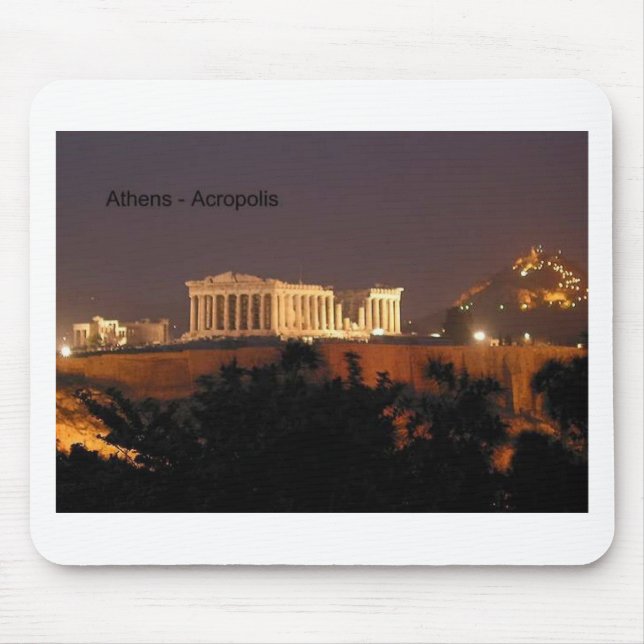 Greece - Athens - Acropolis (by St.K) Mouse Pad (Front)
