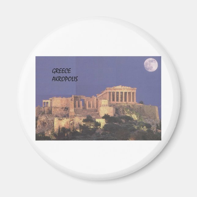 Greece Athens Akropolis Parthenon (St.K) Magnet (Front)