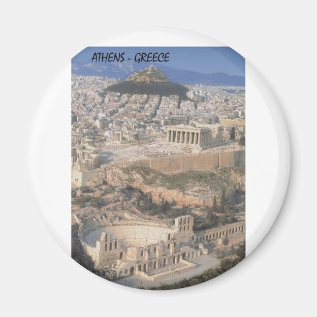 Greece Athens herodion Parthenon (St.K.) Magnet (Front)