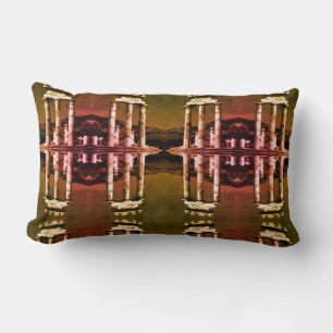 Greece Athens Tholos temple Sanctuary  Lumbar Cushion