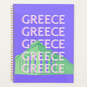Greece, Athens Travel Art Planner