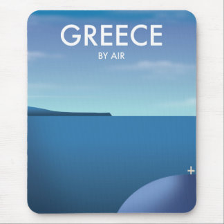 Greece By Air travel Mouse Pad