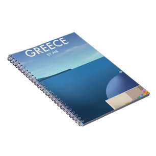Greece By Air travel Notebook