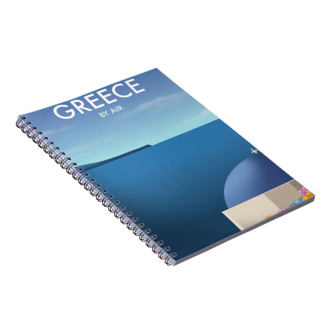 Greece By Air travel Notebook (Right Side)
