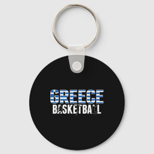 Greece Bysketbyll Lovers Jersey Support Greek Byll Key Ring