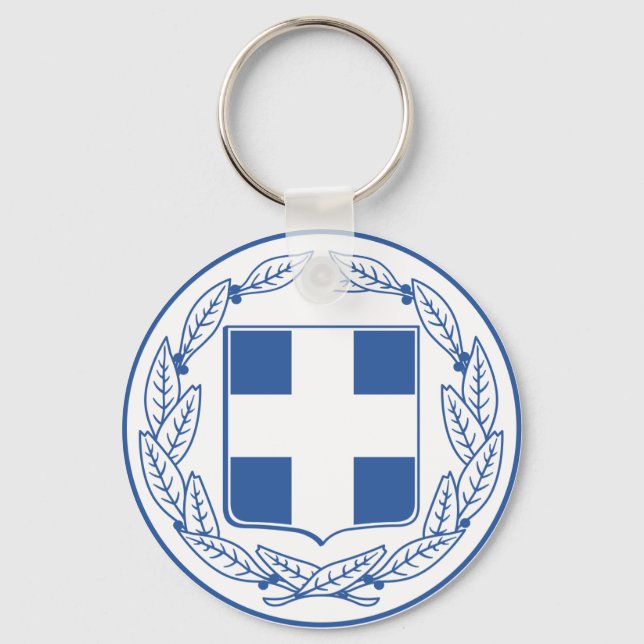 Greece Coat of arms GR Key Ring (Front)