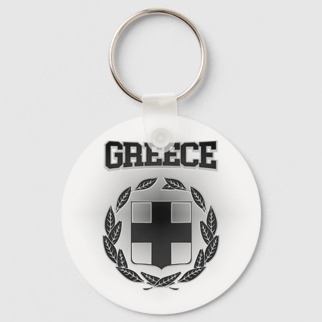 Greece Coat of Arms Key Ring (Front)