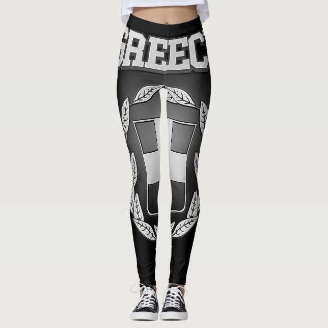 Greece Coat of Arms Leggings (Front)