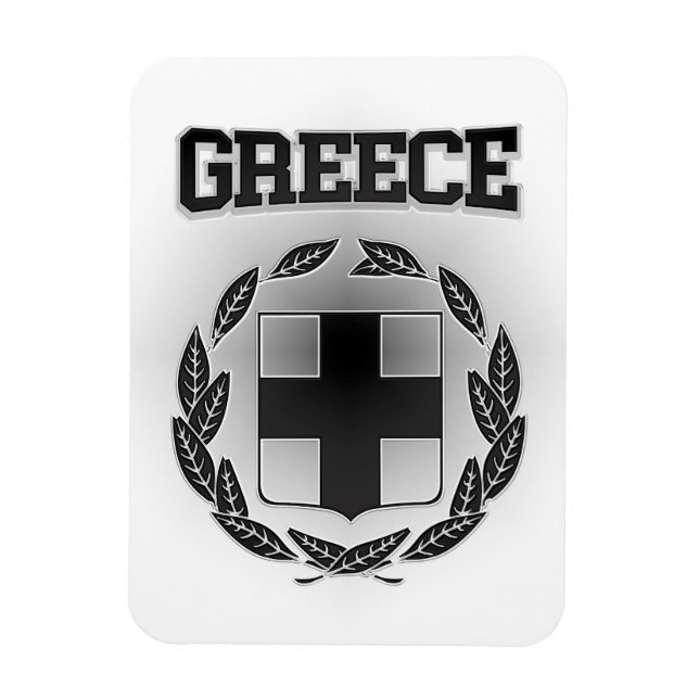 Greece Coat of Arms Magnet (Vertical)