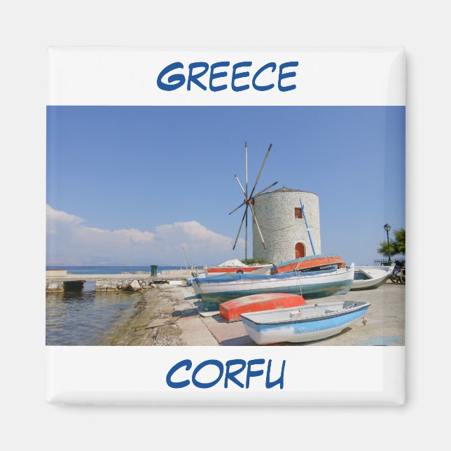 Greece Corfu Magnet (Front)