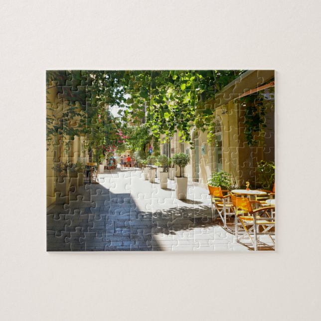 Greece Corfu Street, Puzzle (Horizontal)