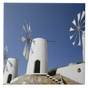 GREECE, CRETE, Iraklio Province, Ano Kera: Ceramic Tile