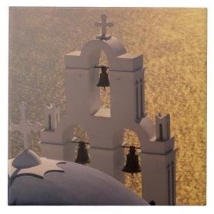 Greece, Cyclades Islands, Santorini, Thira, Tile