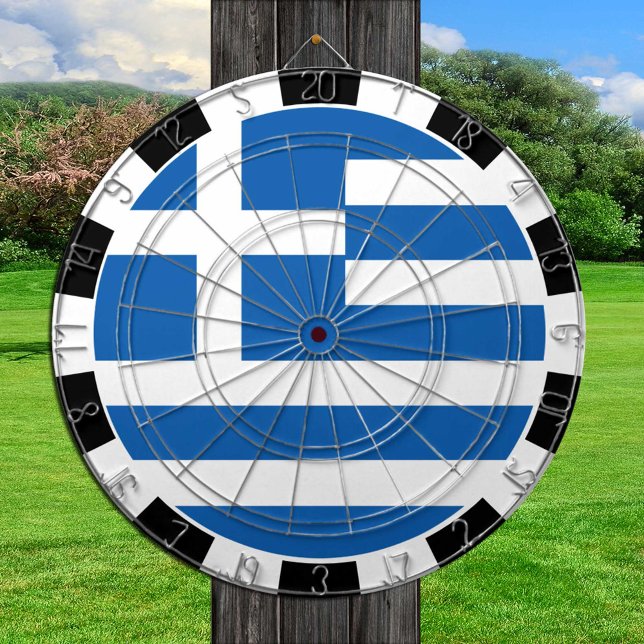 Greece Dartboard & Greek Flag / game board (Creator Uploaded)